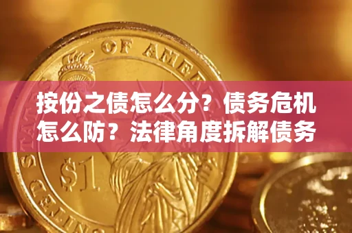 北京按份之债怎么分？债务危机怎么防？法律角度拆解债务分配与风险自保指南
