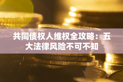 北京共同债权人维权全攻略：五大法律风险不可不知