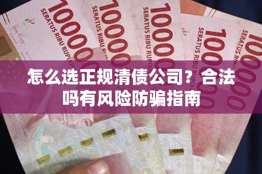 北京怎么选正规清债公司？合法吗有风险防骗指南